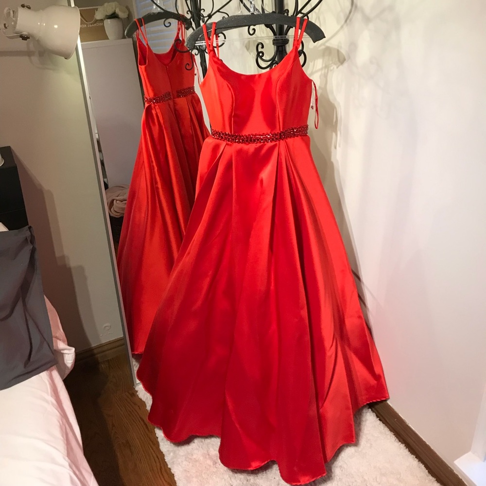 Red Madison James Ball Gown